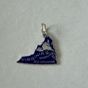 Vintage Sterling Silver Virginia Charm